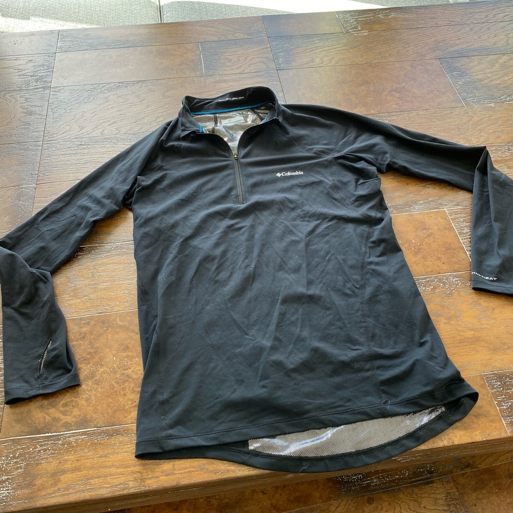 Men’s Columbia heat-gear 3/4” zip
